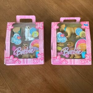 2004 Barbie I heart pets new in box sets cats and dogs